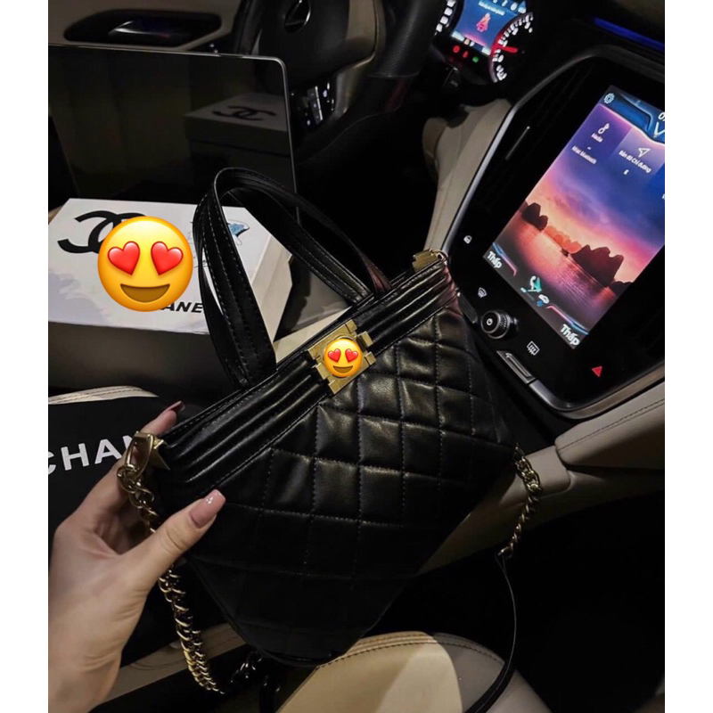 Túi xách Chaneo khóa boy thời trang nữ