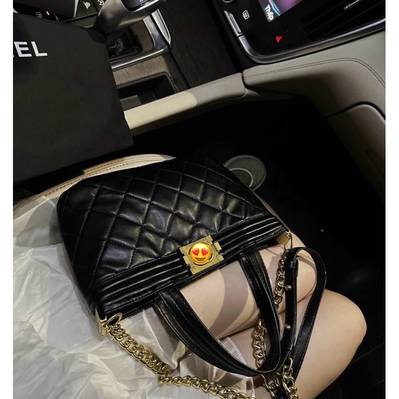 Túi xách Chaneo khóa boy thời trang nữ