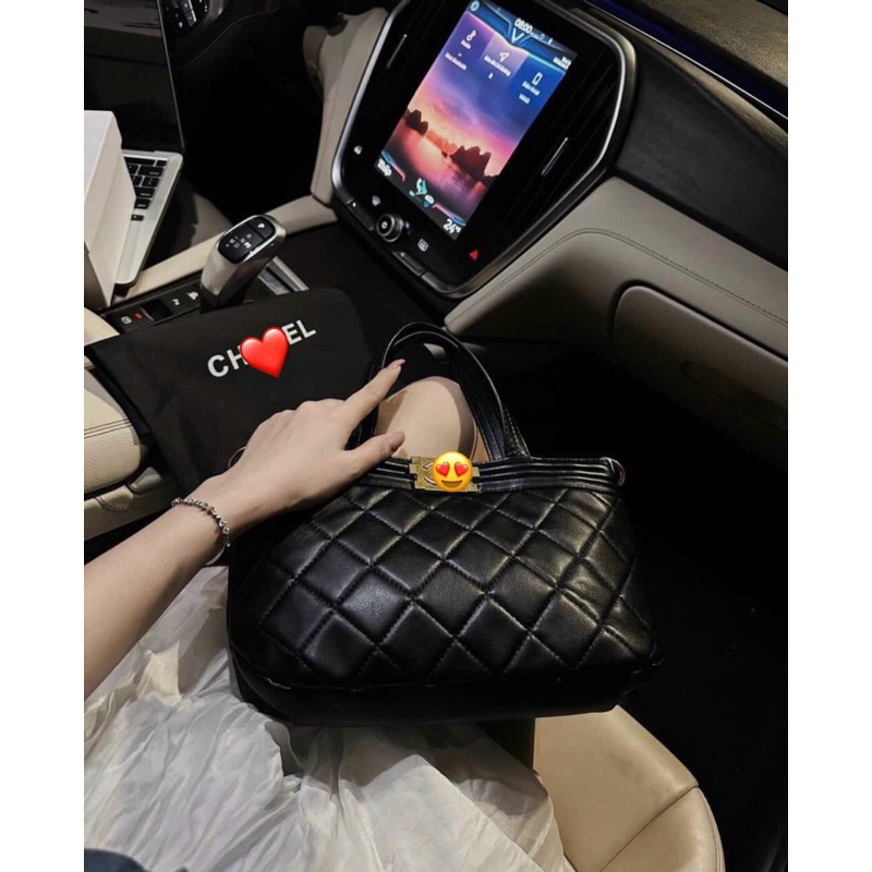 Túi xách Chaneo khóa boy thời trang nữ