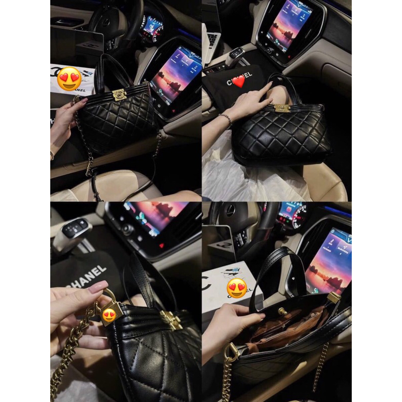 Túi xách Chaneo khóa boy thời trang nữ