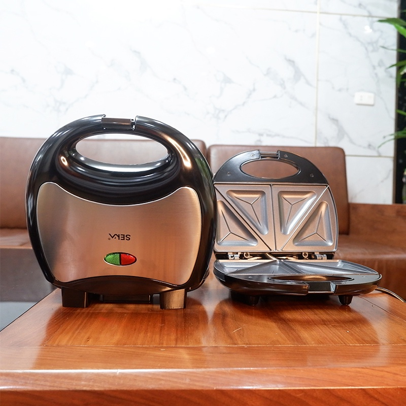 Máy nướng bánh mỳ sandwich SEKA SK-550, máy kẹp nướng bánh mỳ nóng nhanh chín đều, chống dính tốt Sunrise Digital