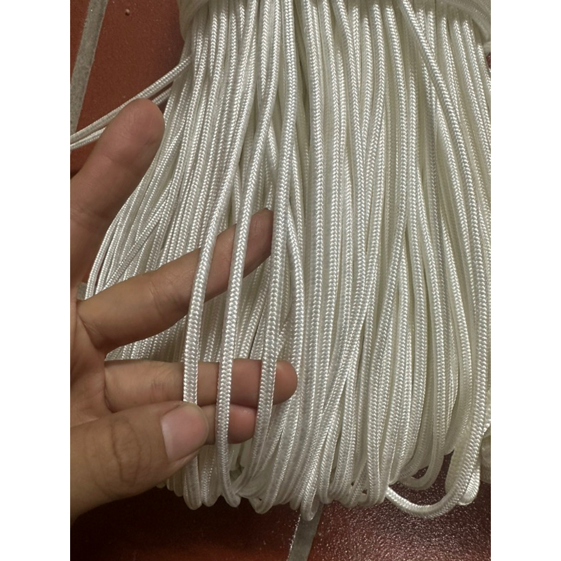 Dây dù tròn màu trắng đủ cỡ ,buộc đồ ,buộc hàng..