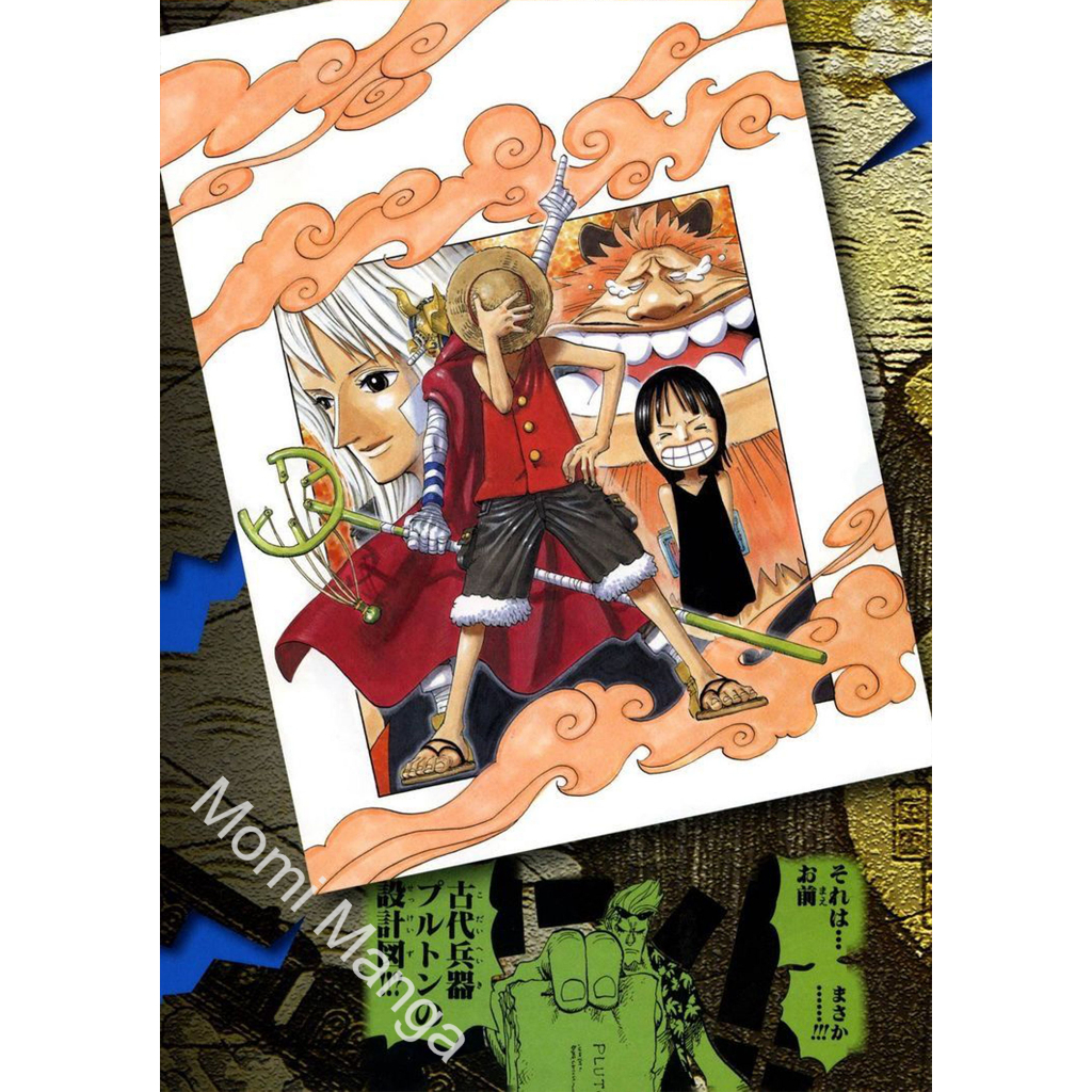 Poster Phim Hoạt Hình One Piece Nhân Vật Băng Mũ Rơm Dán Tường Trang Trí MS: 453