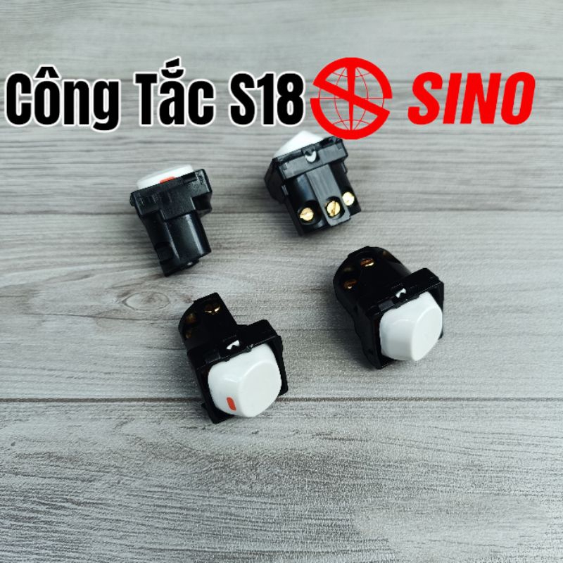 Hạt Công Tắc Sino Vạnlock 1 chiều & 2 chiều mặt công tắc Sino tròn