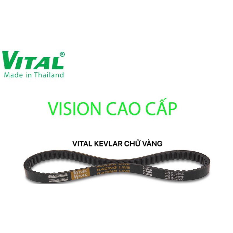 Dây curoa Vision 2014-2015-2016-2017-2018-2019 zin mới - 23100-K44-V01