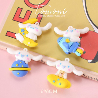 Sticker gắn dép, hình charm pvc size lớn 6x6cm hoạt hình xinh xắn dễ thương