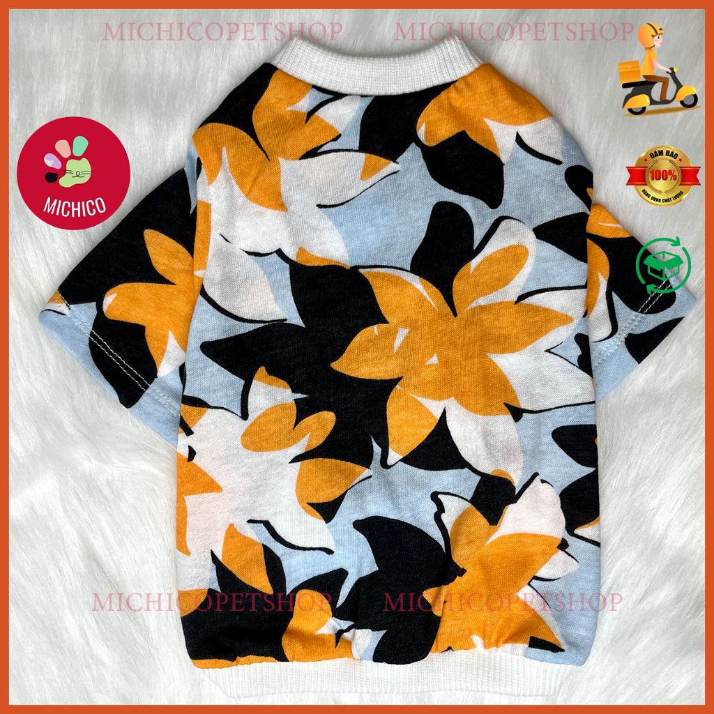 Áo Cho Chó Mèo Ngắn Tay  Vải Cotton – Áo Ngắn Tay Cho Chó Mèo Đủ Size