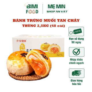 Sỉ thùng 2,5kg bánh trứng muối tan chảy mới