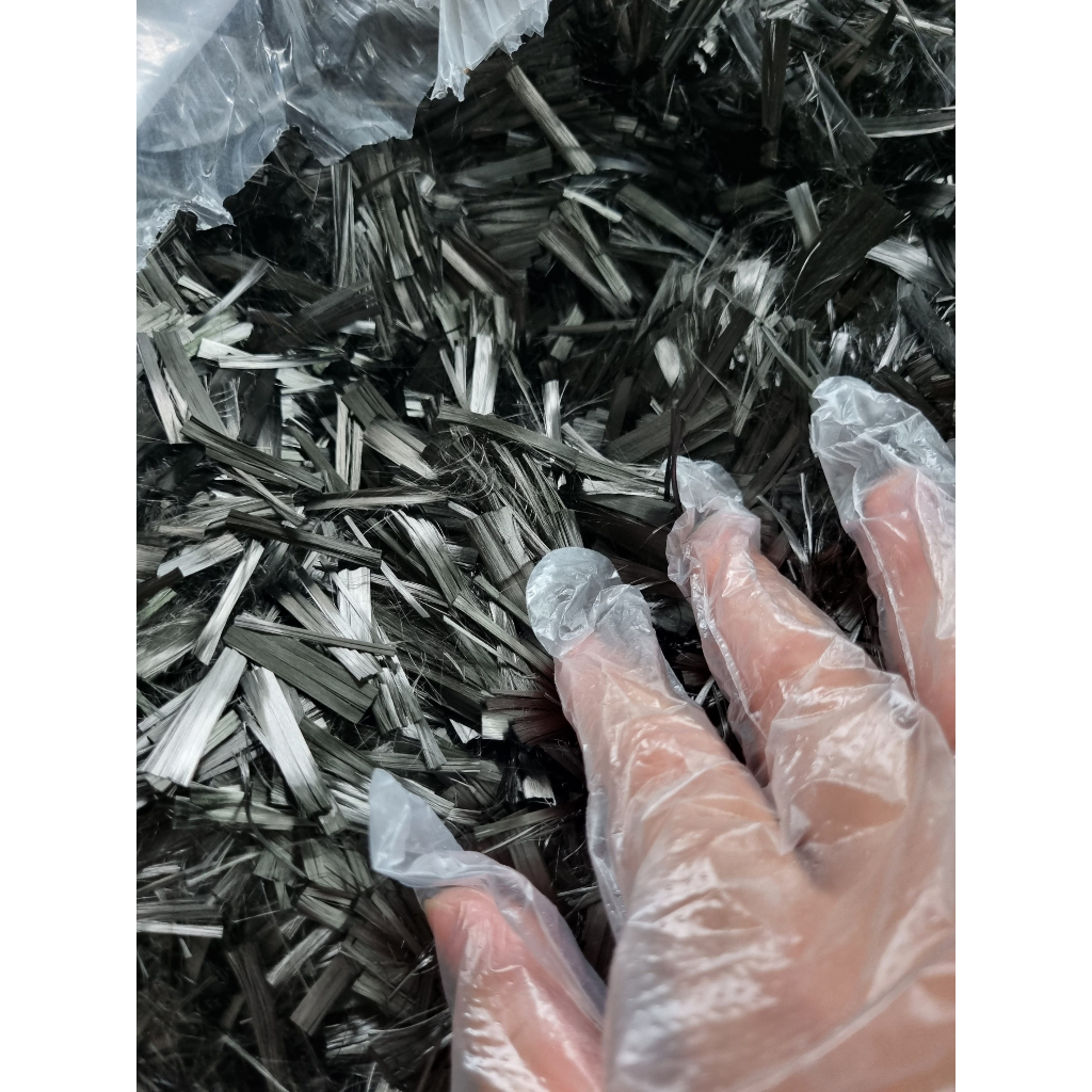 Sợi vụn carbon dài 3cm - sợi nhỏ