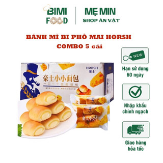 Sg 5 gói Bánh phô mai mini ông già hút tẩu HORSH