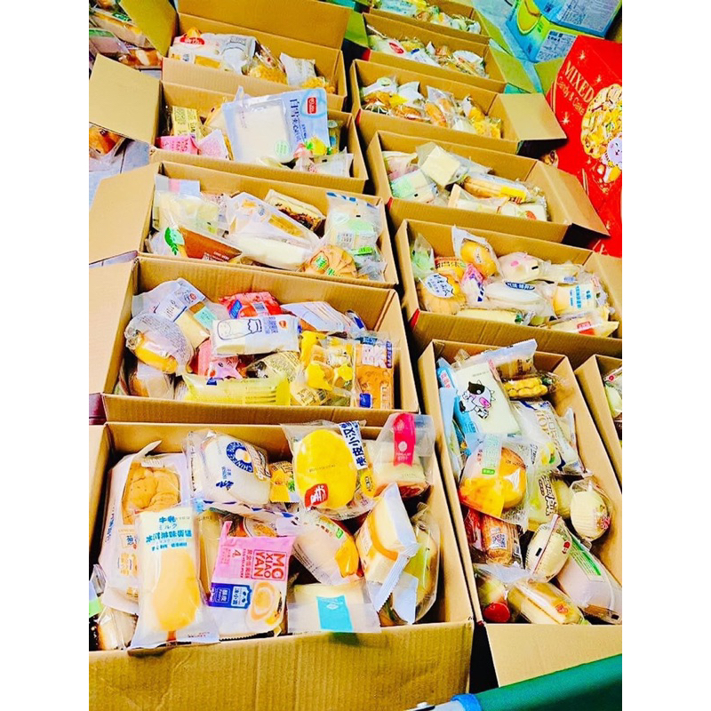 Bánh MiX Full Thùng 2KG - Bánh MiX Đài Loan 26-36 Vị Bánh Thơm Ngon Ngày In Trên Giấy Là Ngày Sản Xuất