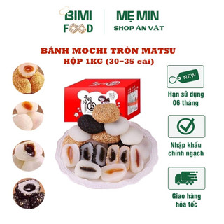 Box 1 kg mochi tròn matsu 4 vị loại ngon nhất
