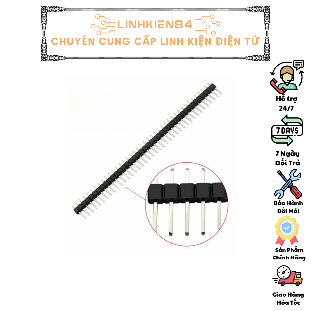SP0097_Hỏa Tốc _Hàng Rào Jump Đơn Đực 2.54MM