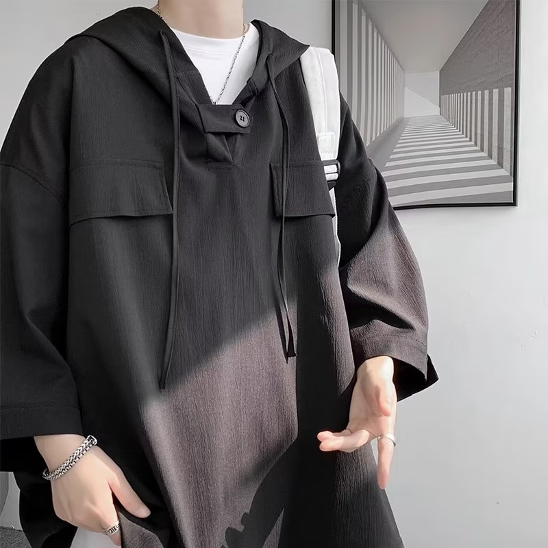 ÁO HOODIE Nam Nữ Màu Trơn Thời Trang Vintage Cao Cấp Q124