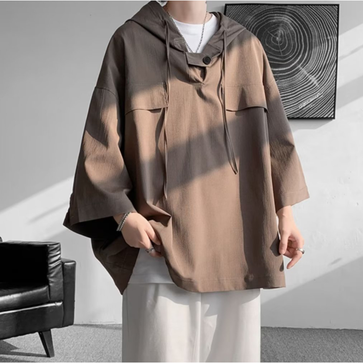 ÁO HOODIE Nam Nữ Màu Trơn Thời Trang Vintage Cao Cấp Q124