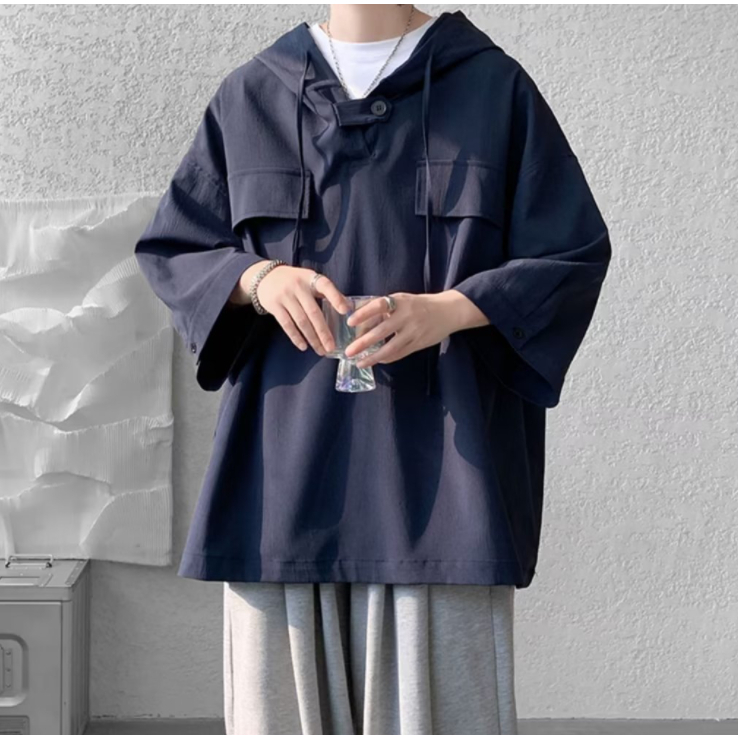 ÁO HOODIE Nam Nữ Màu Trơn Thời Trang Vintage Cao Cấp Q124