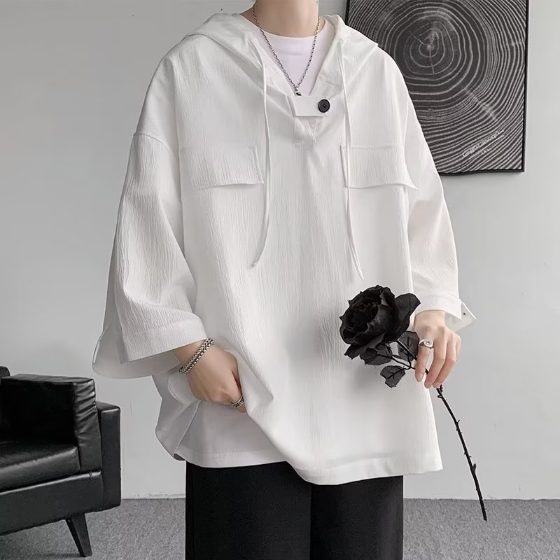 ÁO HOODIE Nam Nữ Màu Trơn Thời Trang Vintage Cao Cấp Q124