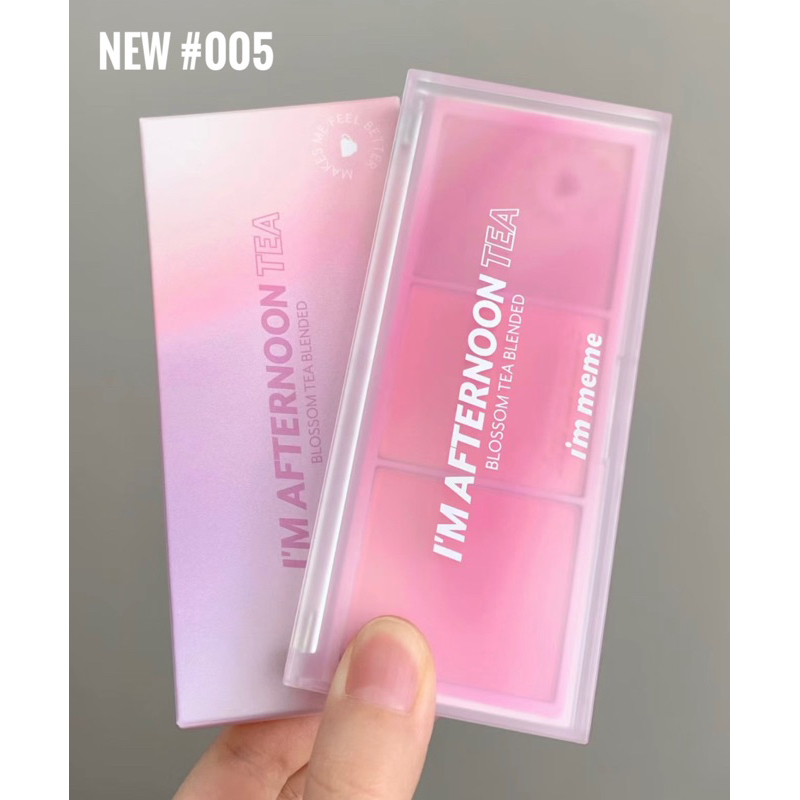Bảng Phấn Má 3 Màu I'm Meme I'm Afternoon Tea Blusher Palette