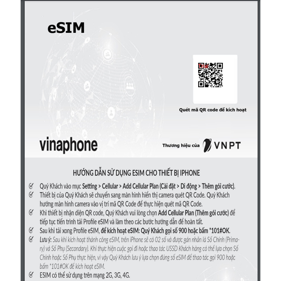 Sim Vinaphone D159V- 6gb/ngày