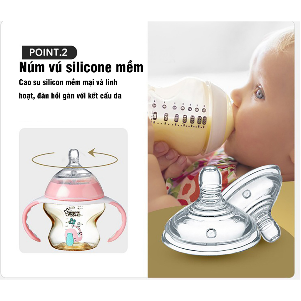 Bình sữa Tommee Tippee PPSU 150m .hàng mới 100%,hàng có chút bị trầy.