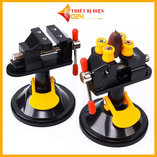 Ê tô mini để bàn dạng đế hít xoay 360 độ - Eto để bàn dụng cụ DIY