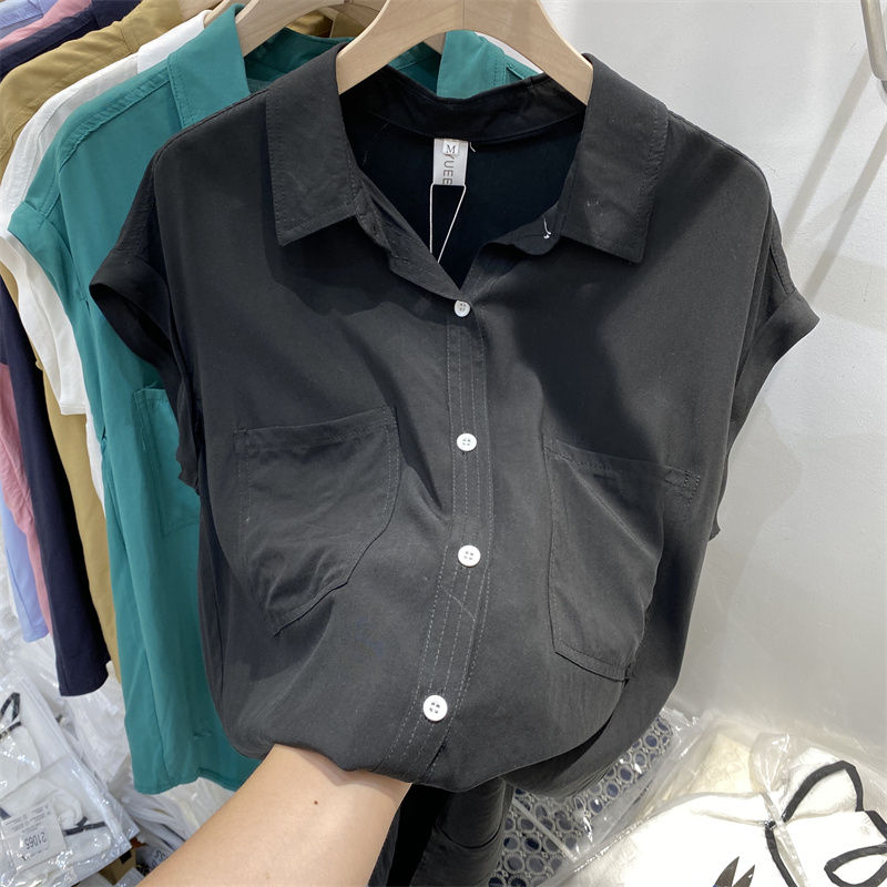 Áo sơ mi cánh dơi ngắn tay bigsize 87 kg _ Áo sơ mi công sở ACD