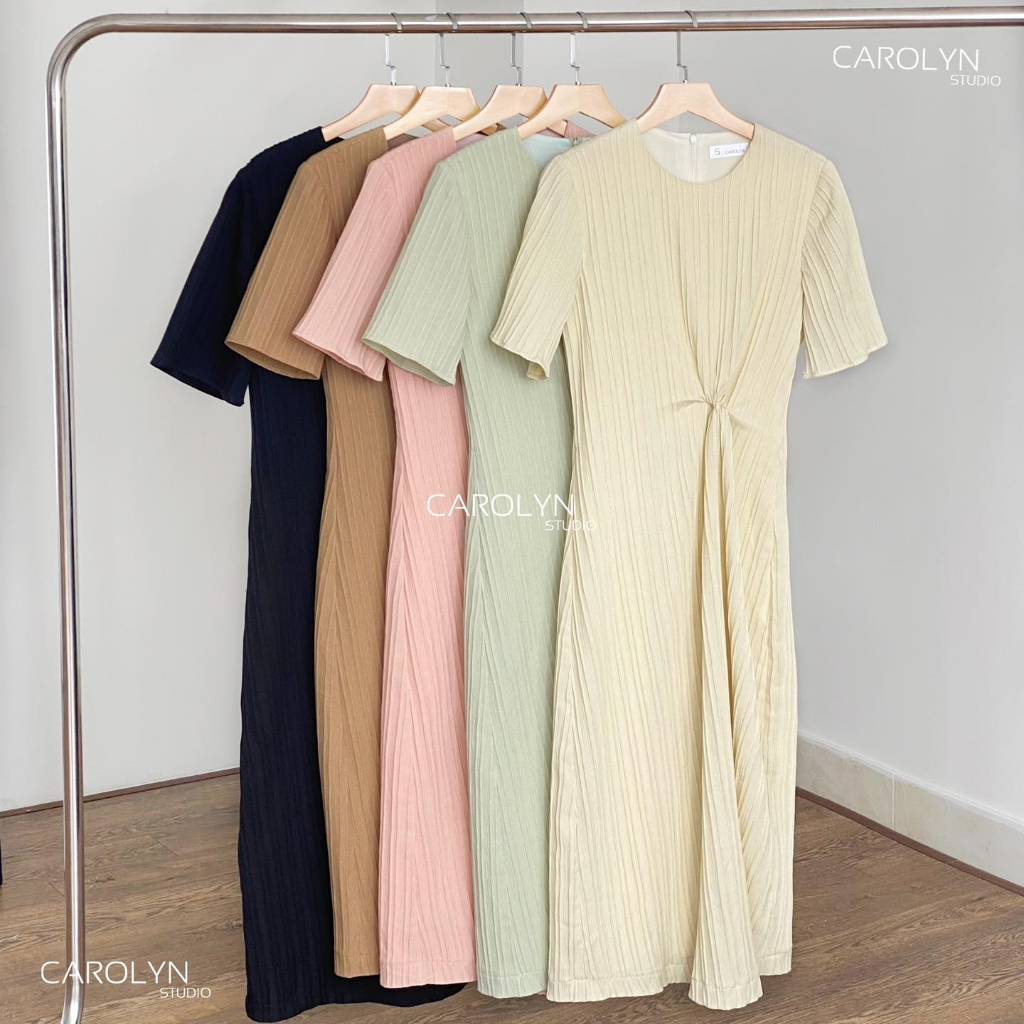 Váy body nhún eo dáng dài Carolyn HELLY