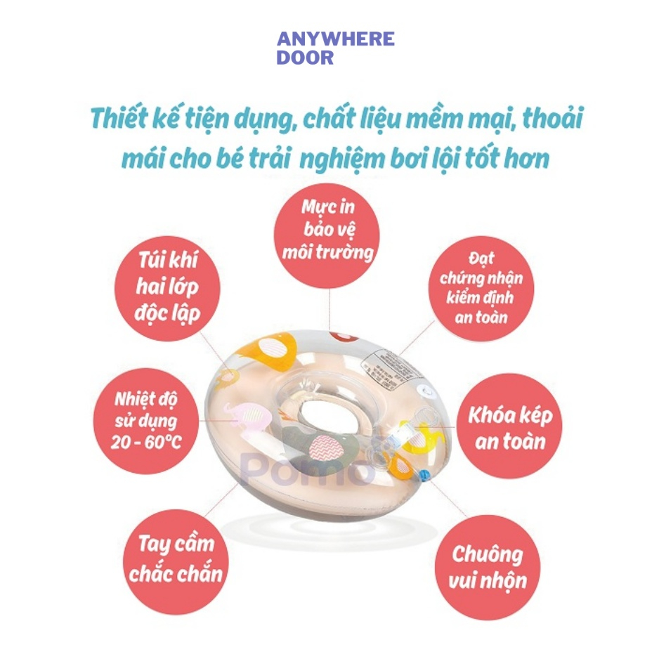 Phao cổ kèm bơm Pomo cho bé