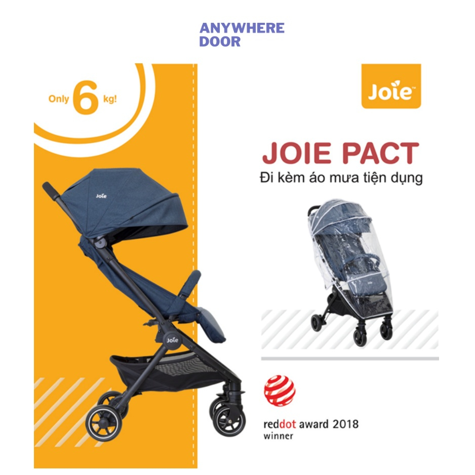 Xe đẩy trẻ em Joie Pact cho bé từ sơ sinh đến 15kg bảo hành 12 tháng Deep