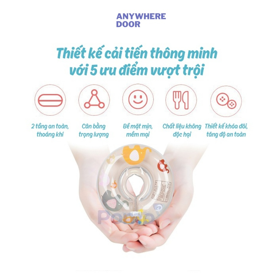 Phao cổ kèm bơm Pomo cho bé