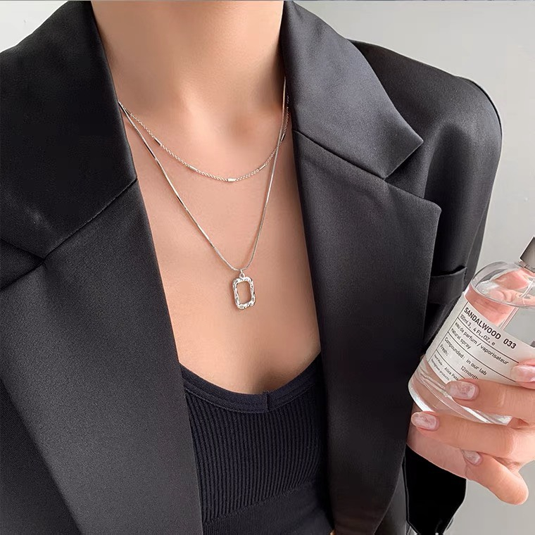 Dây chuyền bạc nữ Tyche Beauty chốt khóa cao cấp trẻ trung phù hợp đeo đi học, đi chơi,đi làm TYCHE JEWELRY