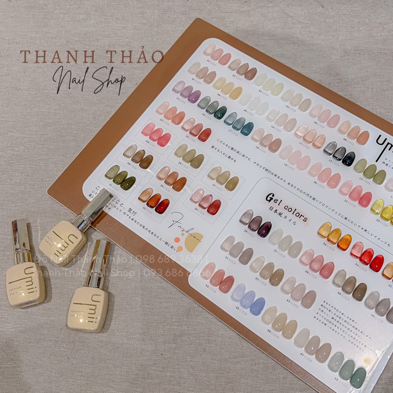 Sơn gel Thạch Umii lẻ màu