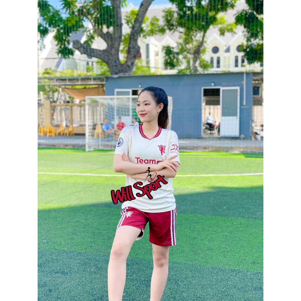 "SALE TẾT " ÁO BÓNG ĐÁ CLB MANU KEM HOT 2024 - BỘ QUẦN ÁO BÓNG ĐÁ CLB MU KEM MẪU THẬT 2024