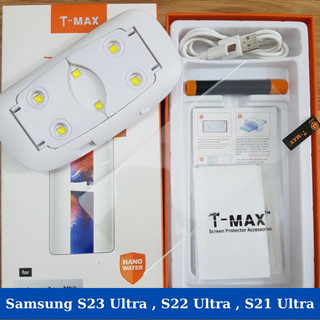 cường lực UV Full keo SamSung  S23 Ultra / S22 Ultra / S21 Ultra  S20 , S20 Plus , S20 Ultra Chính hãng T-MAX cao cấp.