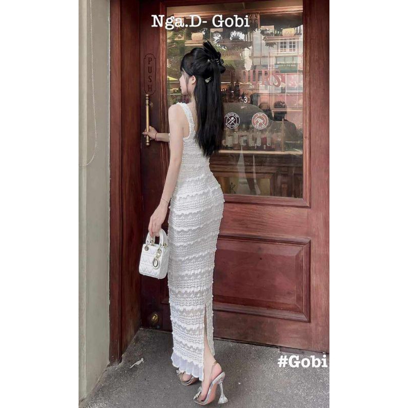 Váy body 2s ren dáng dài sang chảnhh