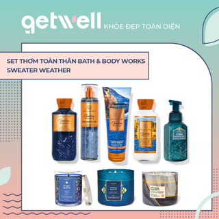 SWEATER WEATHER | Sản Phẩm Tắm Dưỡng Xịt Thơm Toàn Thân Nến thơm phòng Bath & Body Works