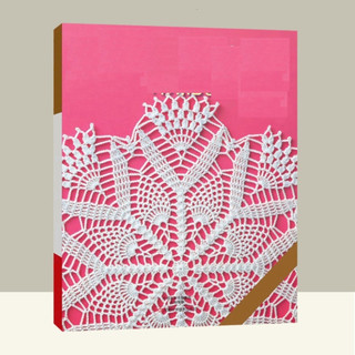 Hướng dẫn móc doily hồng