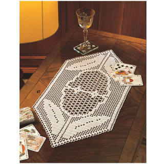 Hướng dẫn móc doily hồng [tiếng Trung]