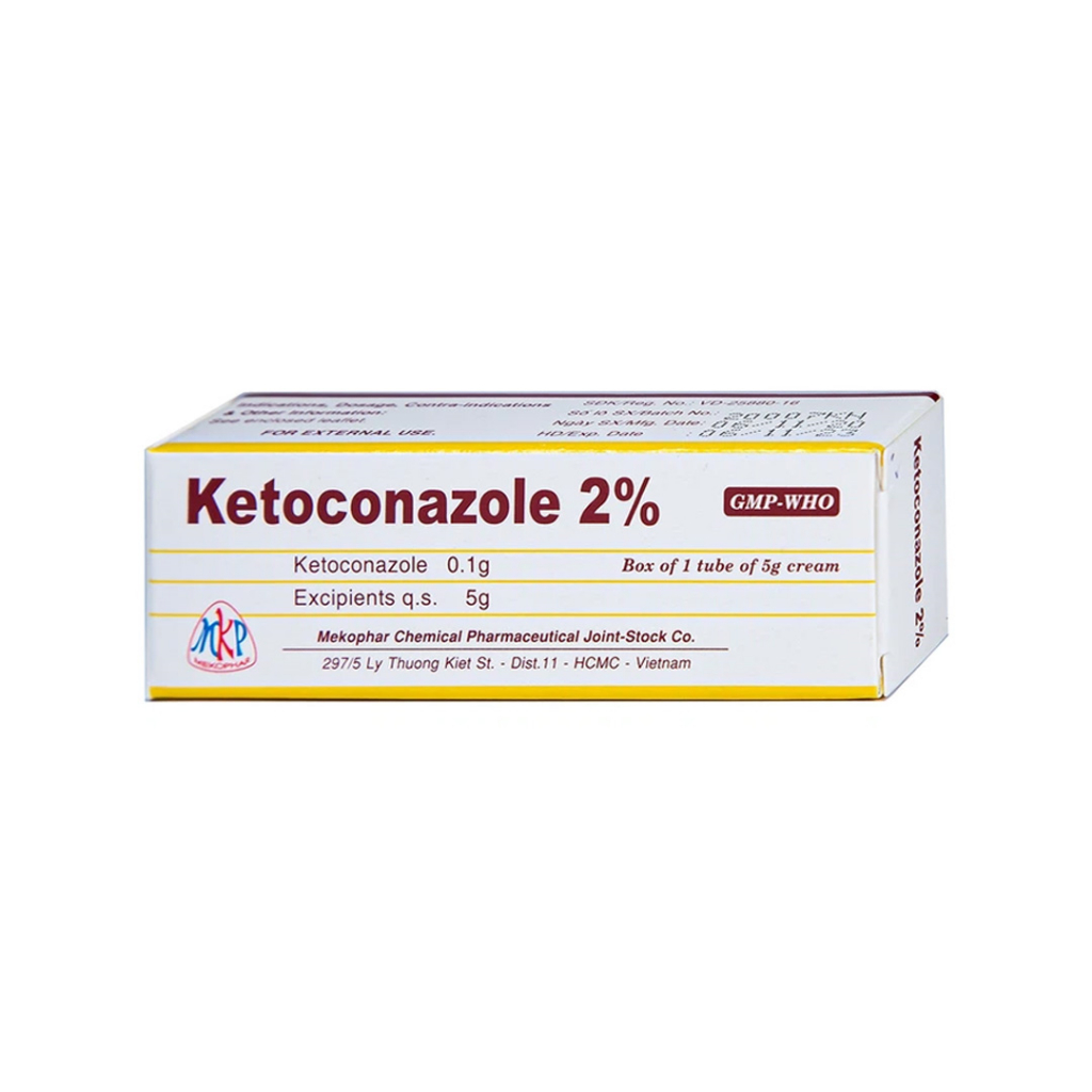 Tuýp kem bôi Ketoconazole 2%