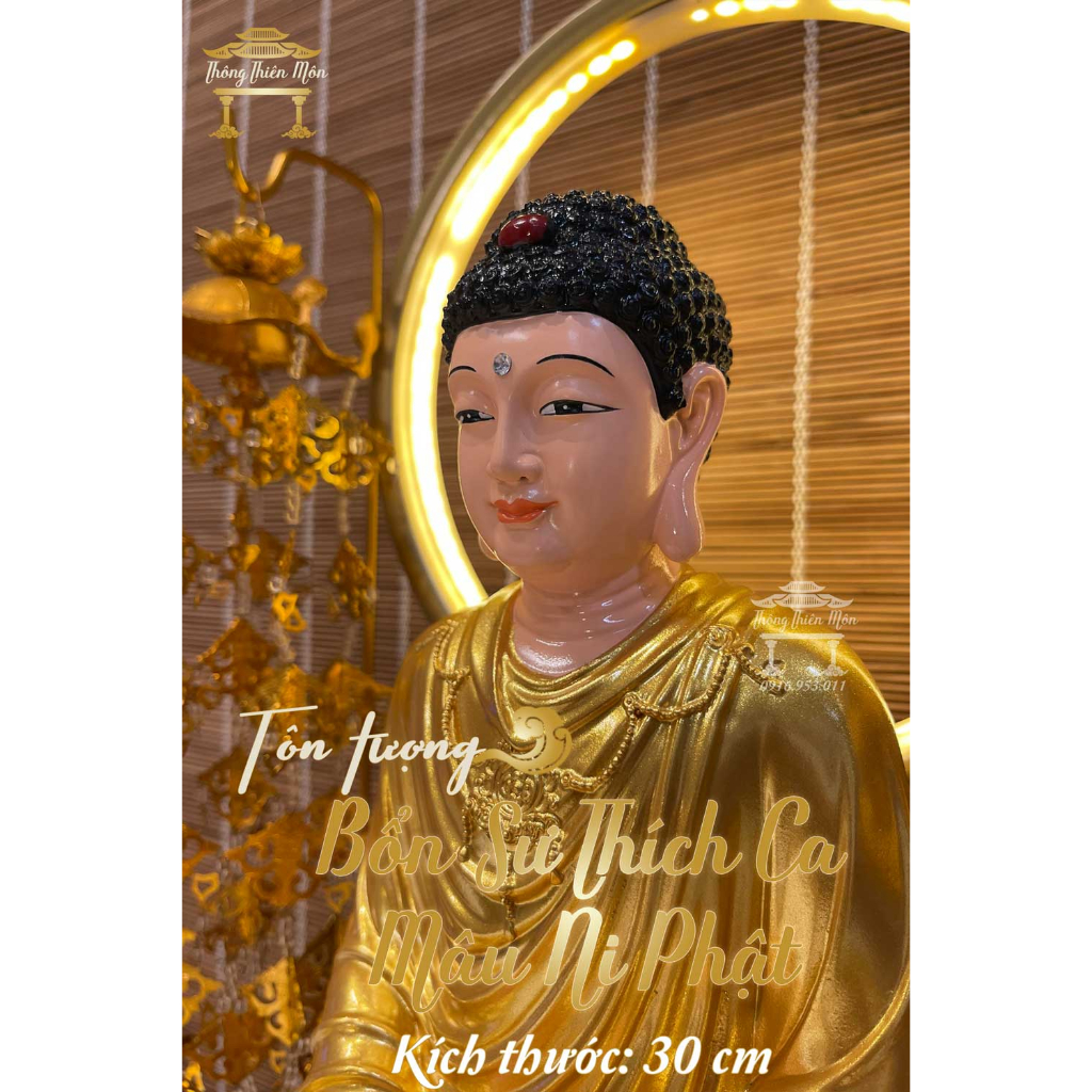 Tôn tượng Tam Thế Phật - 30cm