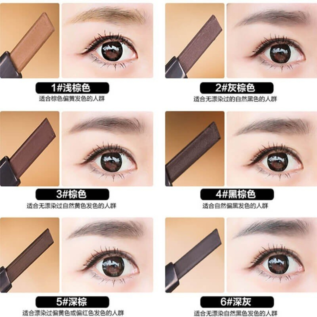 Chì kẻ mày Designing Eyebrow Pencil The Face Shop bút kẻ lông mày 2 đầu Hàn Quốc chính hãng - Yubi Shop