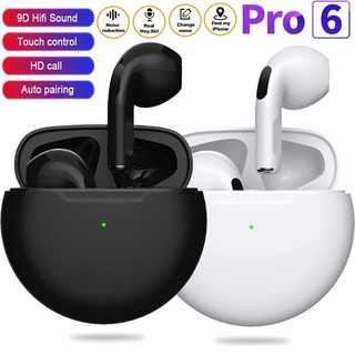 Tai nghe bluetooth pro6 phiên bản nâng cấp 2023 âm thanh hifi chip 5.0