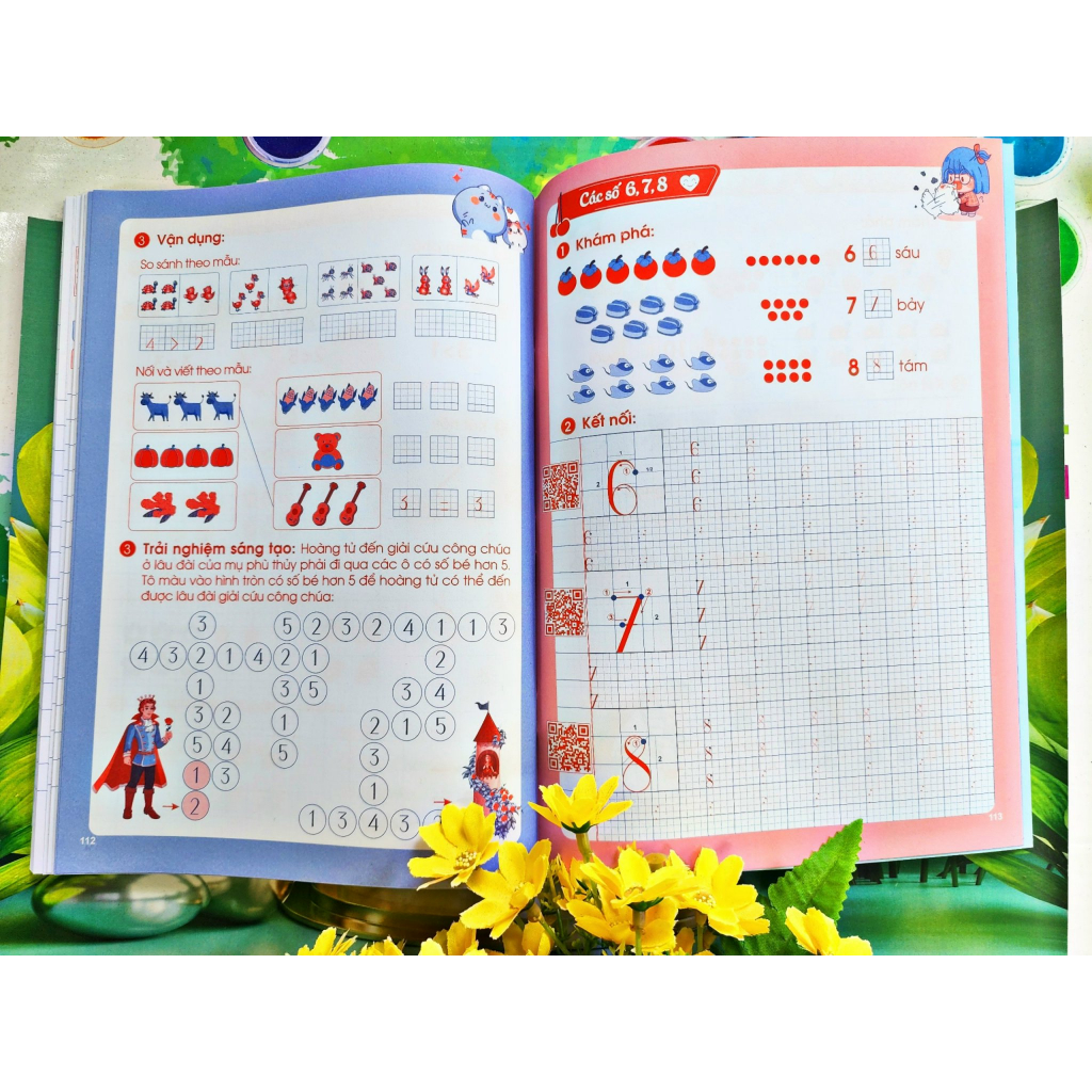 Vở Tập viết : hành trang cho bé vào lớp 1 - 124 trang - có mã QR hỗ trợ hướng dẫn cách viết cho bé - quyển đỏ