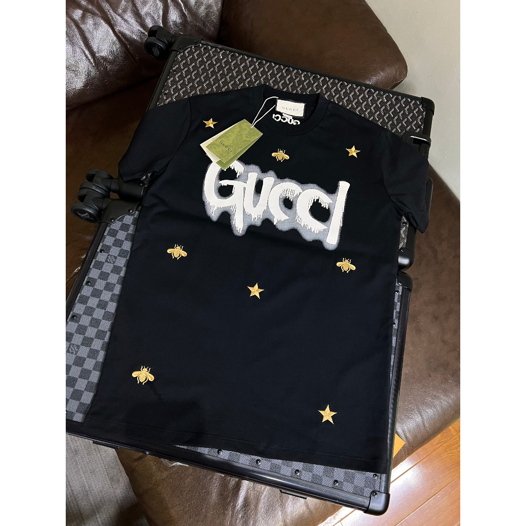 Áo Gucci Thêu Ong Tag Mac Chuẩn Chất Cotton Hàng Đẹp-Áo Phông GC Nam Nữ Hàng Thêu Kĩ Hottrend
