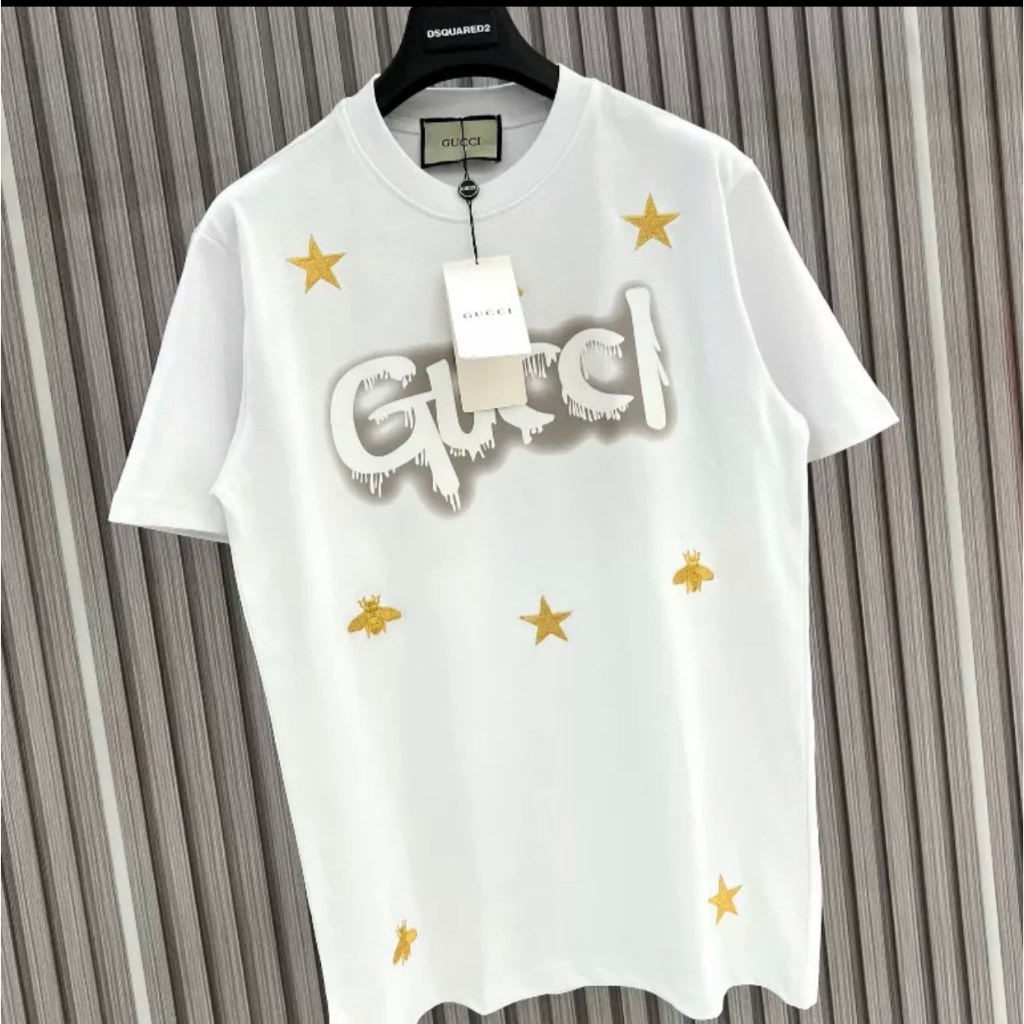 Áo Gucci Thêu Ong Tag Mac Chuẩn Chất Cotton Hàng Đẹp-Áo Phông GC Nam Nữ Hàng Thêu Kĩ Hottrend