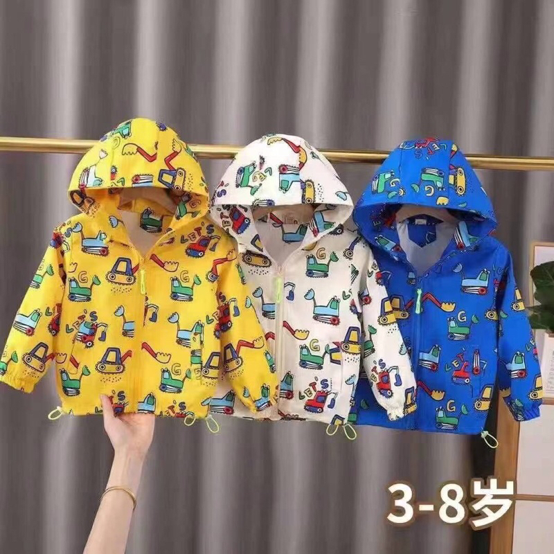 Áo khoác gió dành cho bé trai chất lượng tốt , xuất xứ :QUẢNG CHÂU