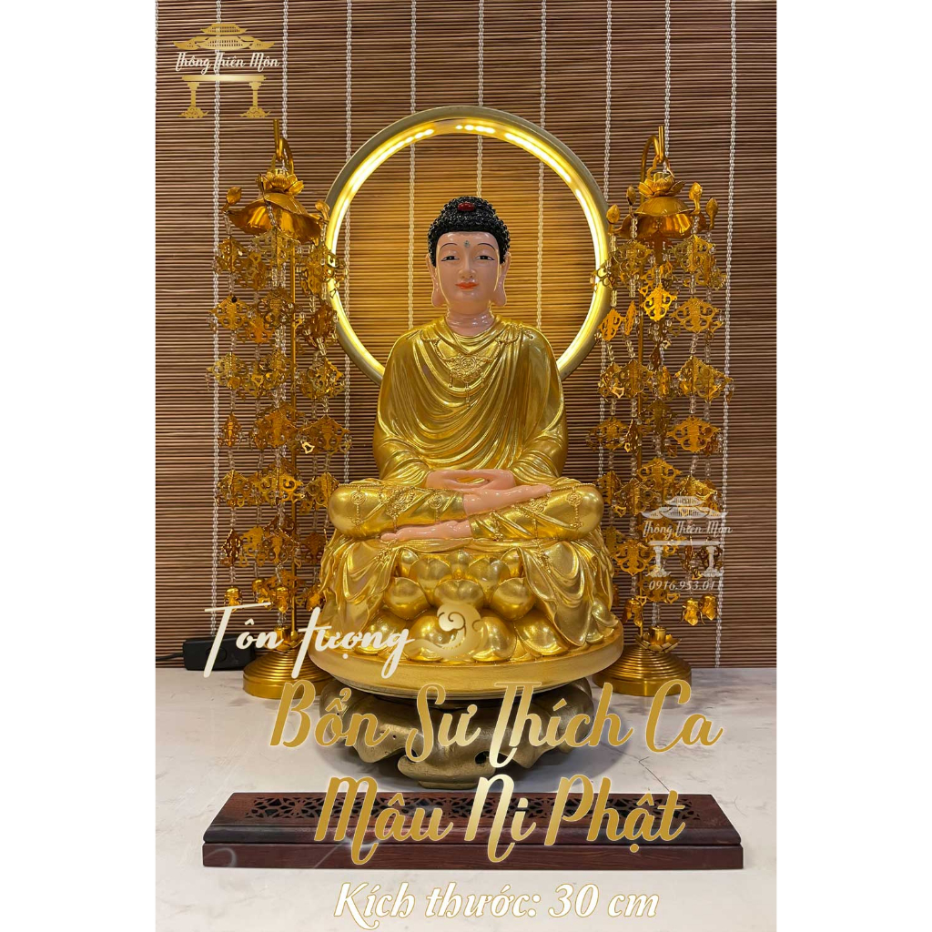Tôn tượng Tam Thế Phật - 30cm