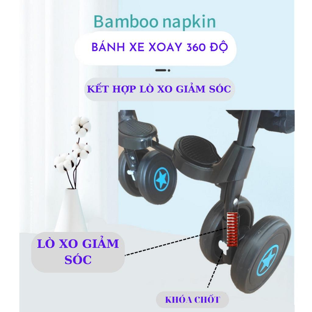 Xe đẩy cho bé. xe đẩy trẻ em CHÍNH HÃNG *BEIDUOQUN* 210 S dùng cho bé từ sơ sinh chính hãng gấp gọn tiện lợi