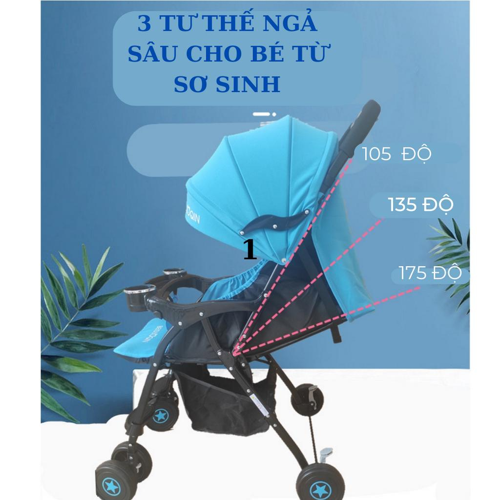 Xe đẩy cho bé. xe đẩy trẻ em CHÍNH HÃNG *BEIDUOQUN* 210 S dùng cho bé từ sơ sinh chính hãng gấp gọn tiện lợi