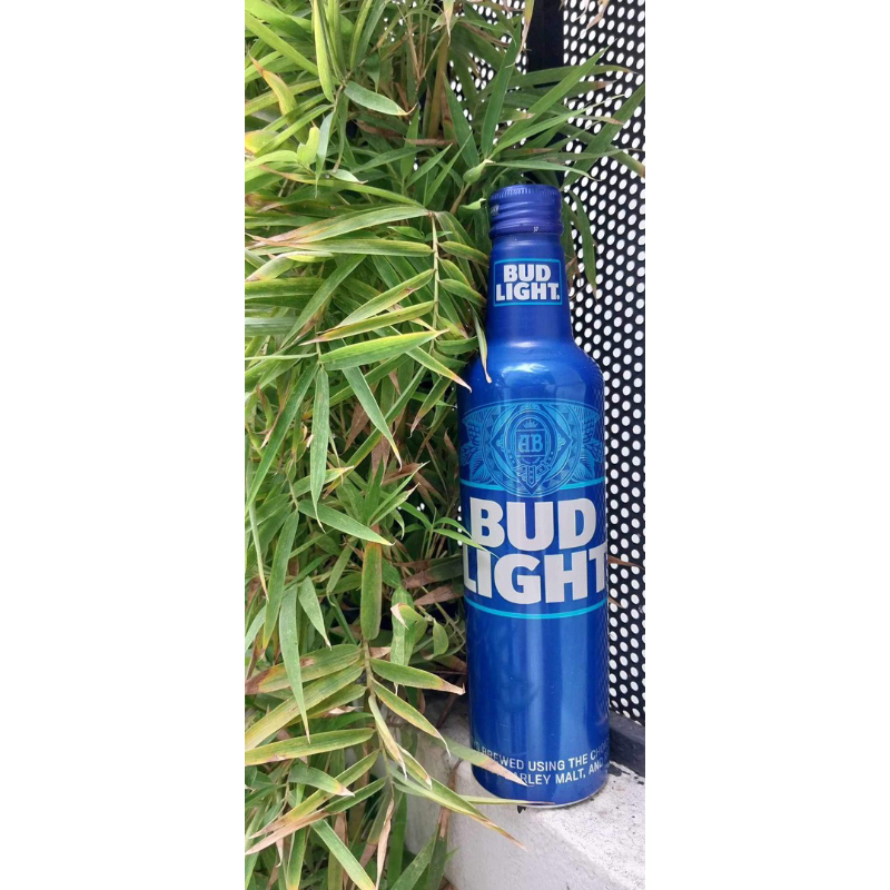 Bia Budlight nhập mỹ chai nhôm 473ml date 3/2024